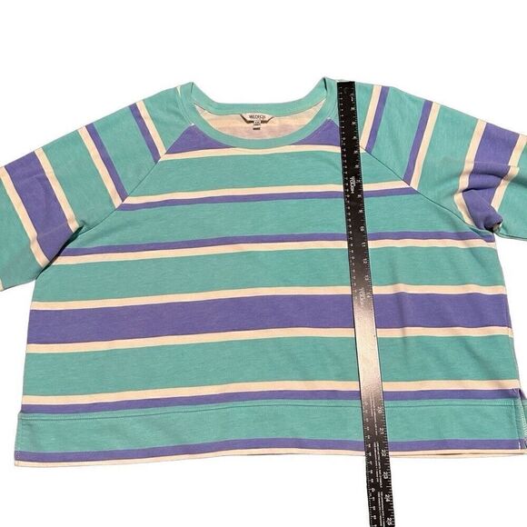 WILDFOX- Women's Striped Loungewear Athleisure Sweatshirt Top, Size XXL - Picture 6 of 10